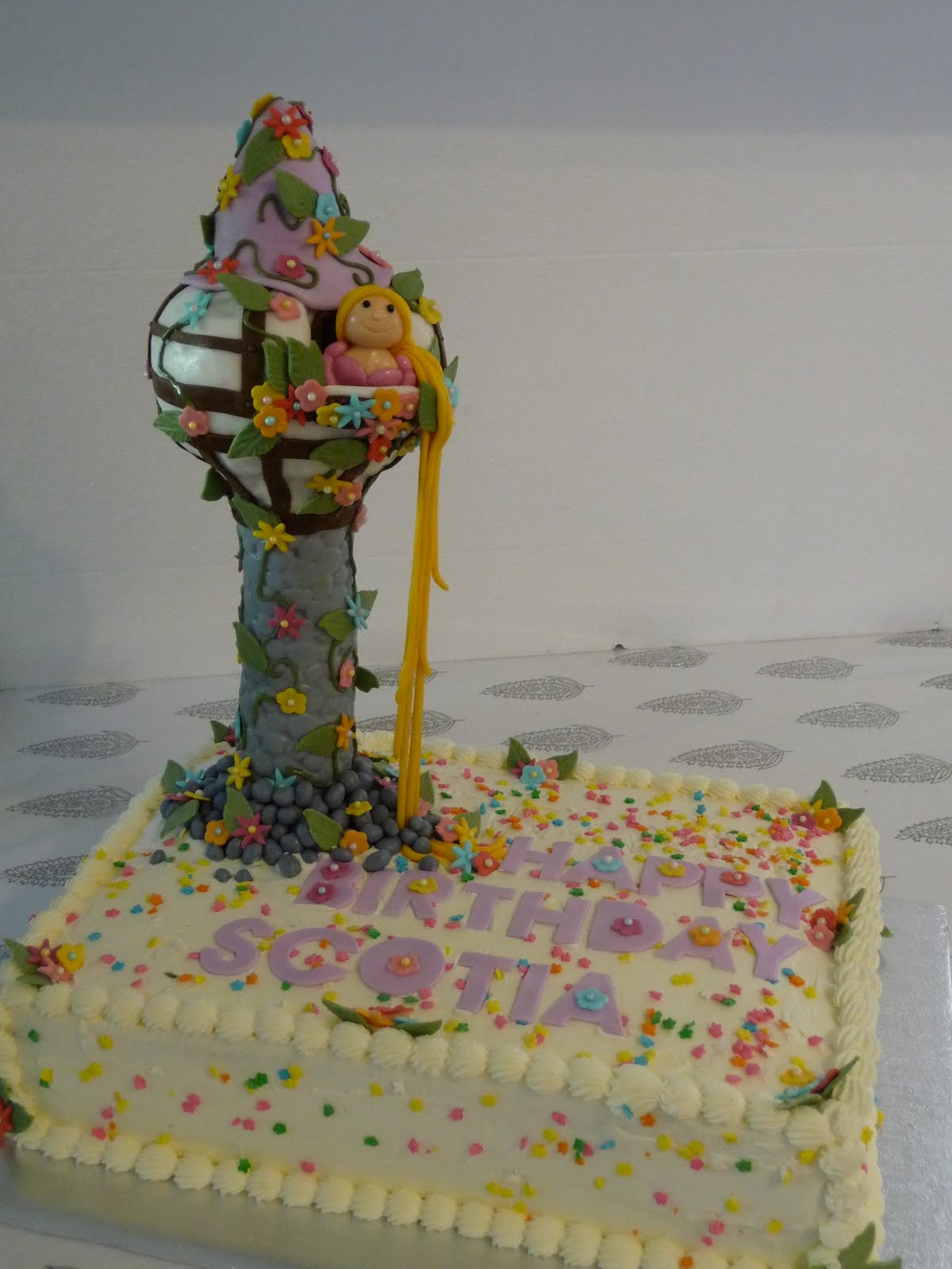 CLASSIC CAKES: RAPUNZEL Birthday Cake