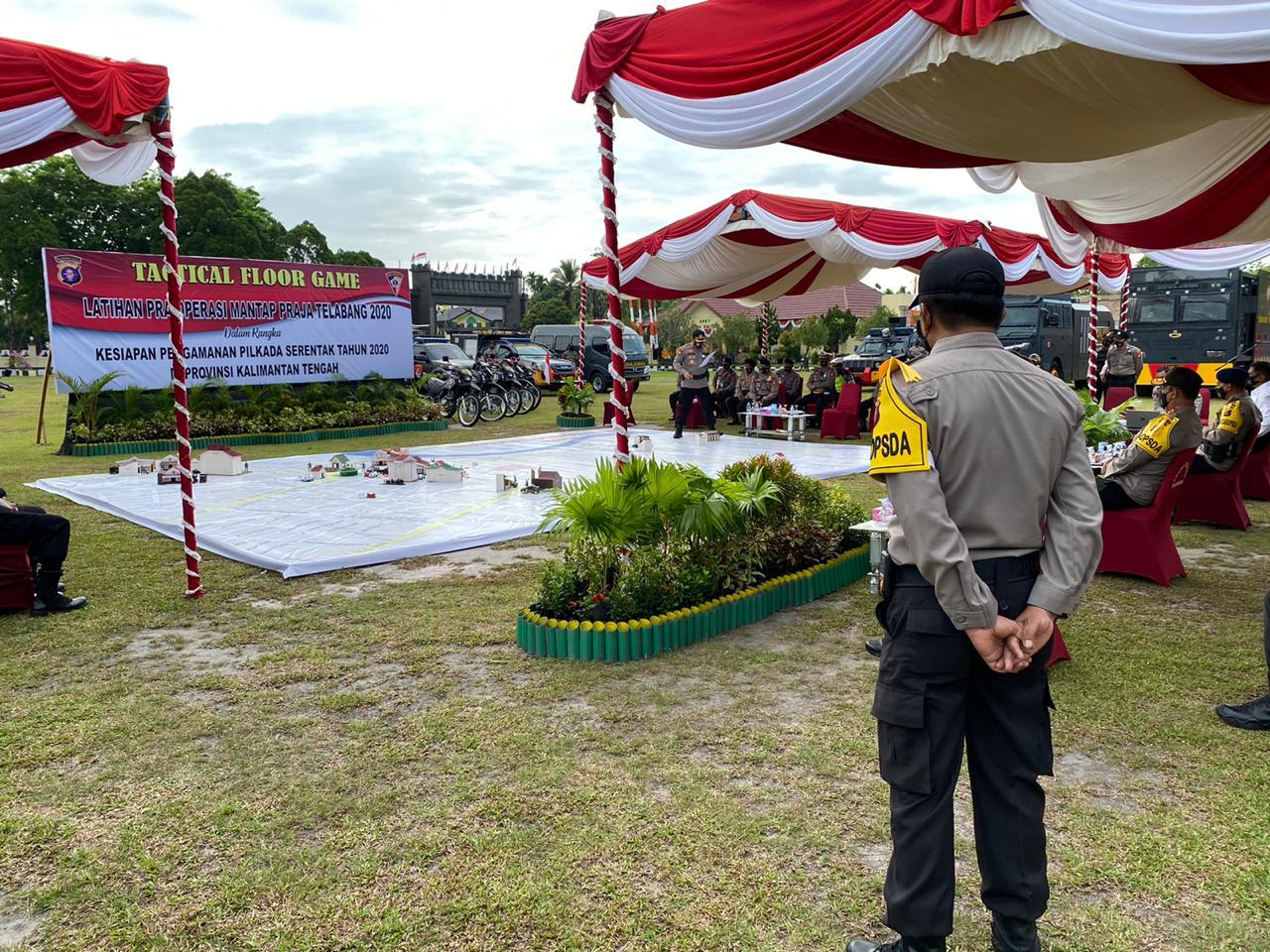 Siap Amankan Pilkada Tahun 2020, Brimob Kalteng Ikuti TFG Bersama Kapolda Terkait Plotingan Anggota Berdasakan Tupoksi