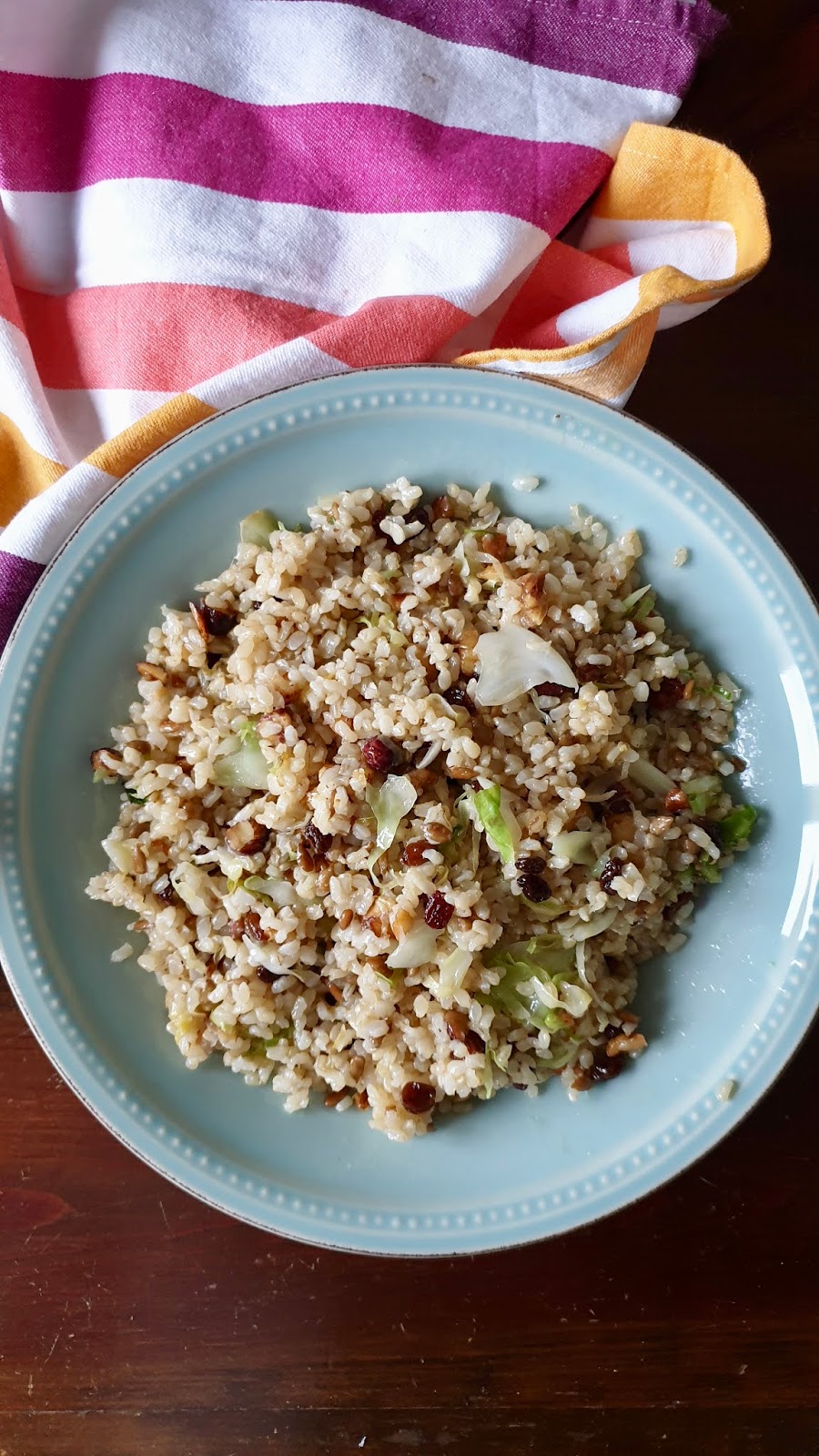 Arroz Integral com Frutos Secos