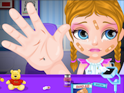 Baby Barbie playtime accident