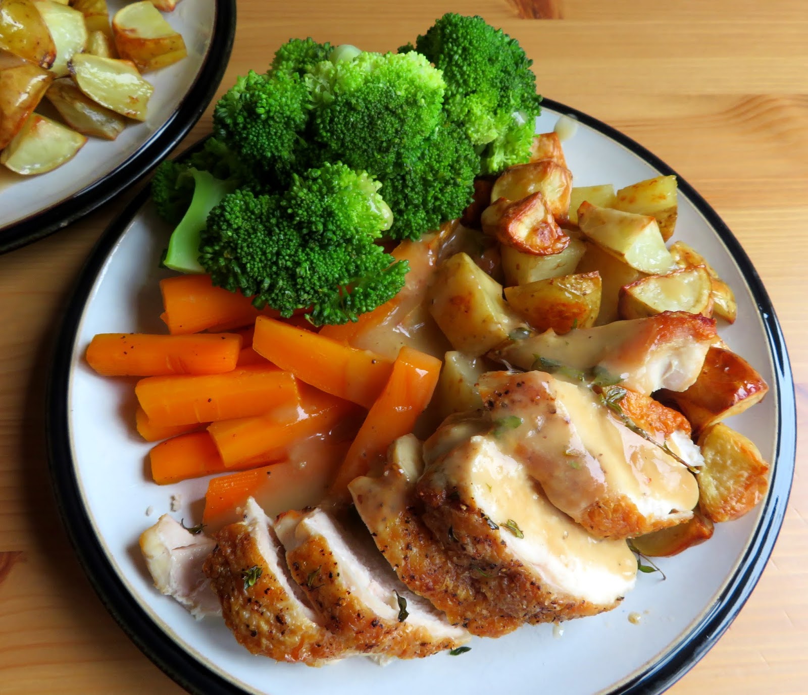 Roast Chicken, with Mini Roasts and Sides The English Kitchen