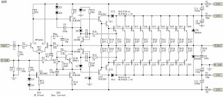 1500W Power Amplifier Circuit Diagram