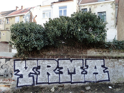 Graffiti in abandoned houses