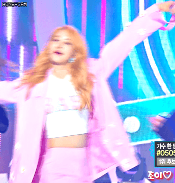 오늘자 음악중심 EXID 정화.gif | 인스티즈