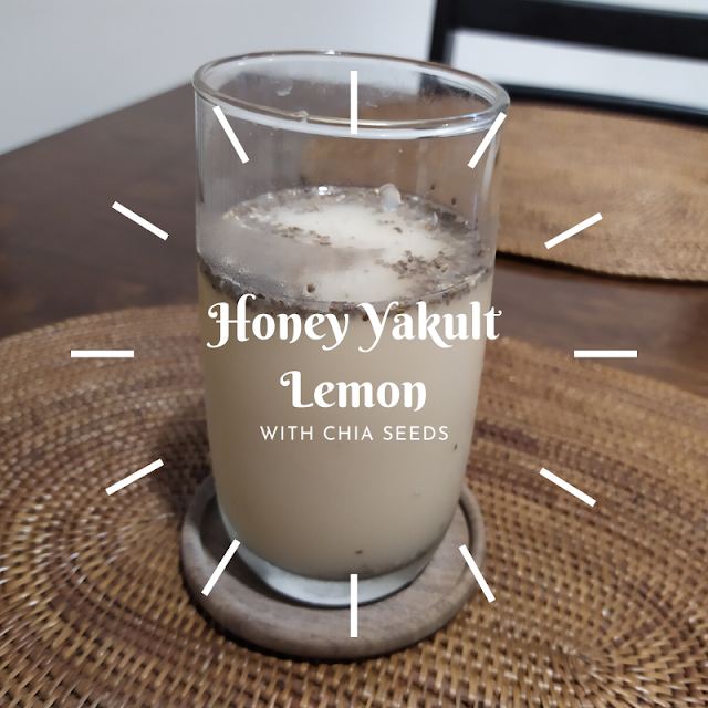 Healthy Drinks Honey Yakult Lemon with Chia Seeds Hello Green Beauty