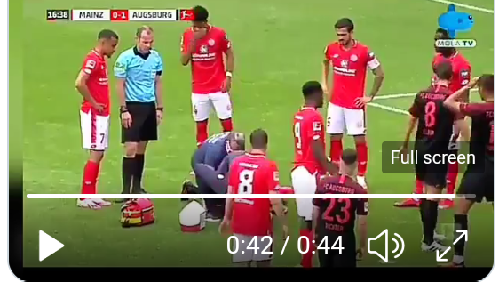 Video: See how Taiwo Awoniyi Suffered Concussion in Bundesliga Matchday 31