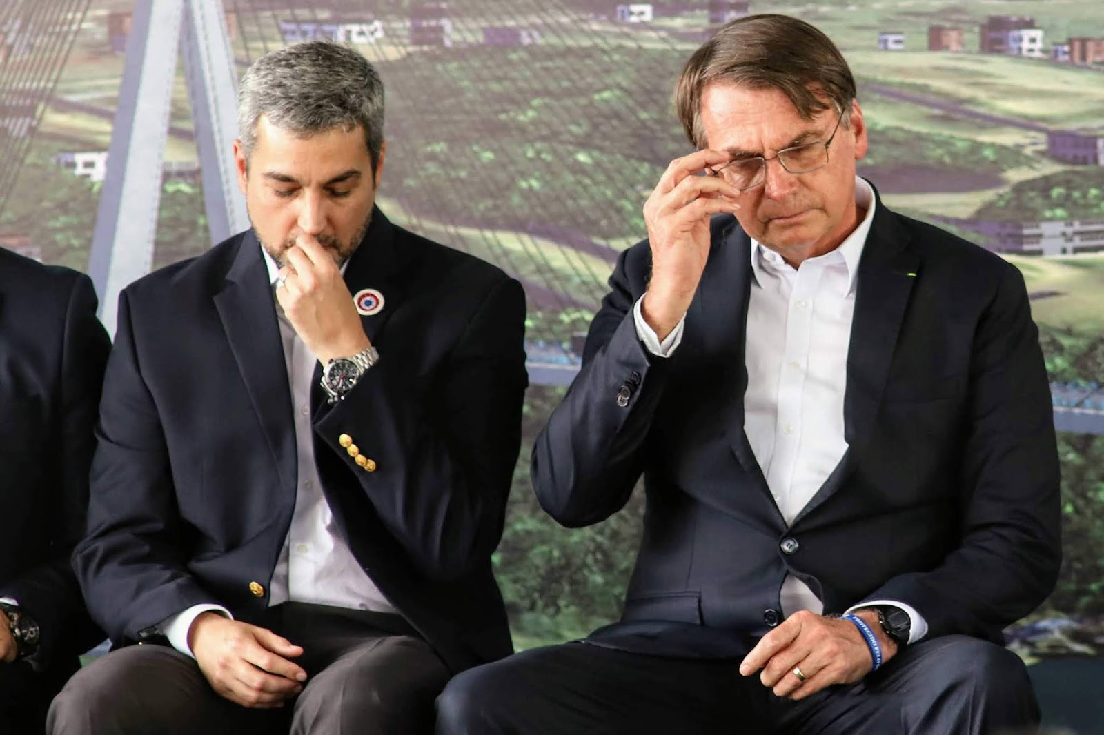 Resultado de imagem para bolsonaro e presidente do paraguai