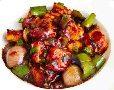 chilli paneer-paneer chilli