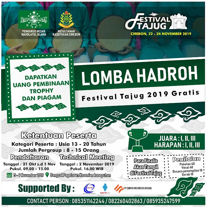 Lomba Hadroh di Festival Tajug 2019