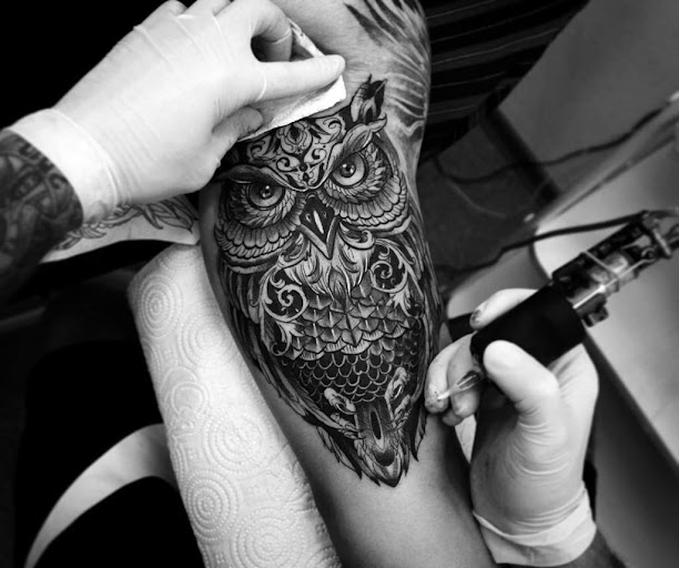 owl tattoo designs for females
