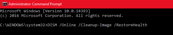 DISM /Online /Cleanup-Image /RestoreHealth DISM /Online /Cleanup-Image /RestoreHealth
