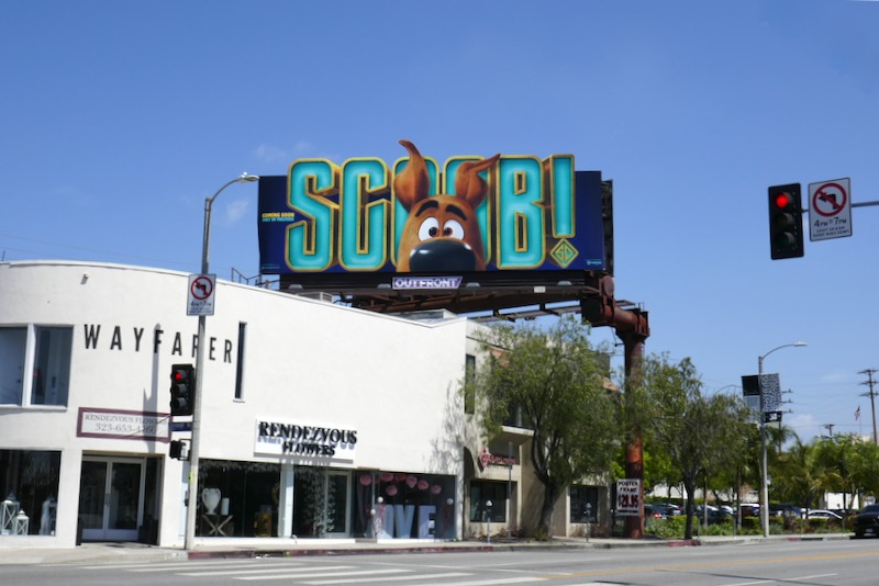 Scoob! movie billboard 3rd Street Scoob movie billboard