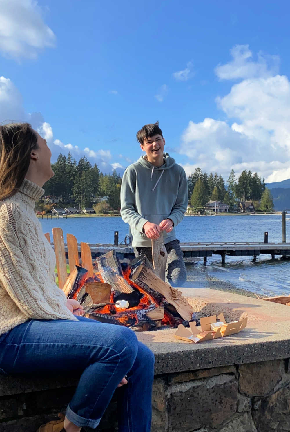 fire pit alderbrook resort hood canal