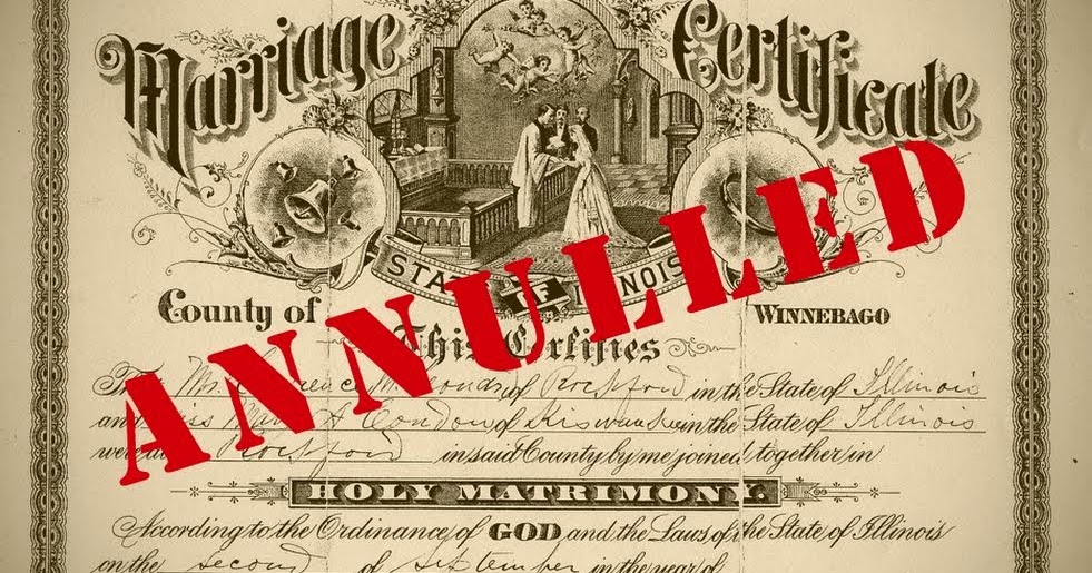 divorce annulment vs