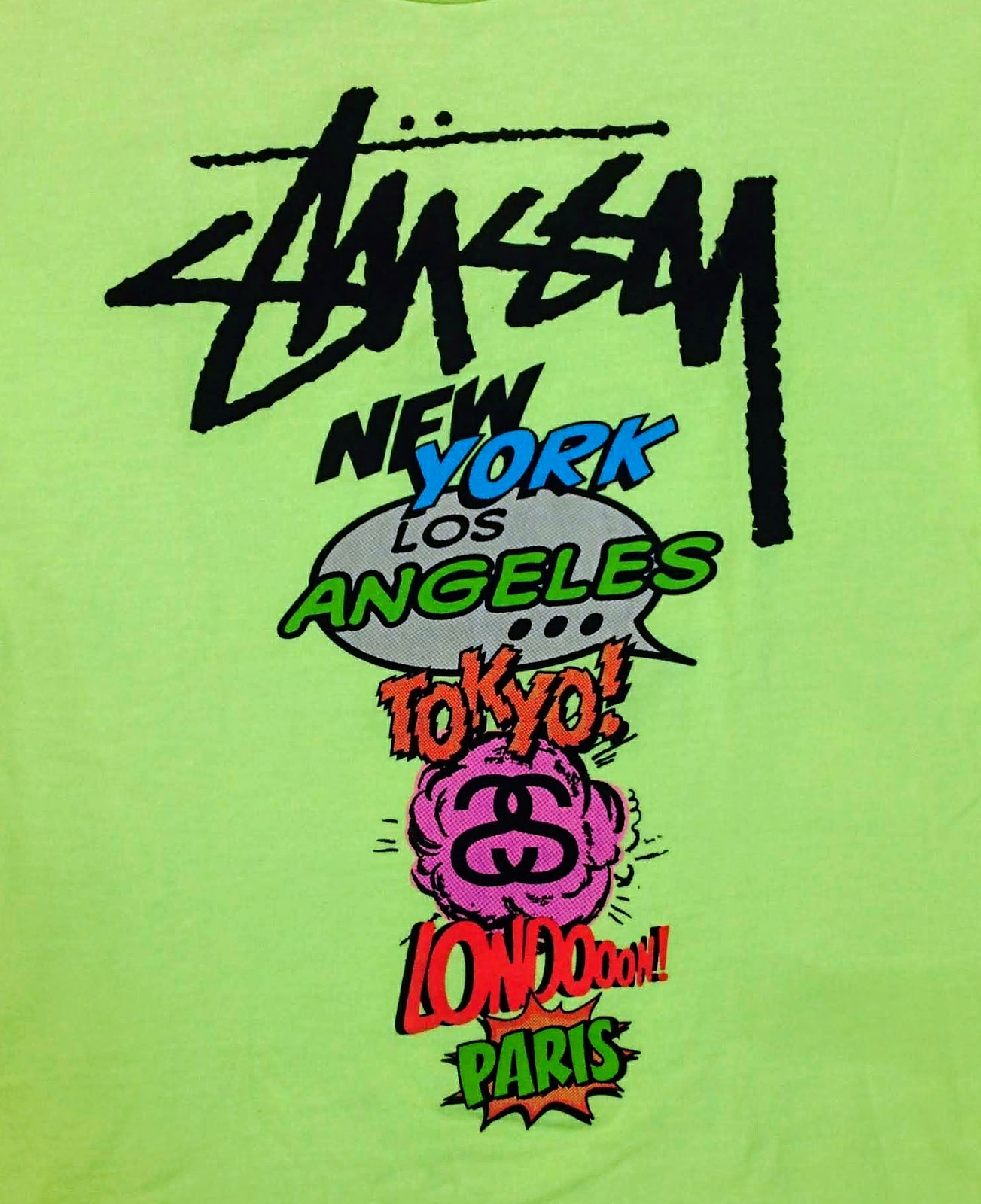 Stussy 蛍光イエローのtシャツの 着こなし方 を考える 19秋コーデ ステューシー