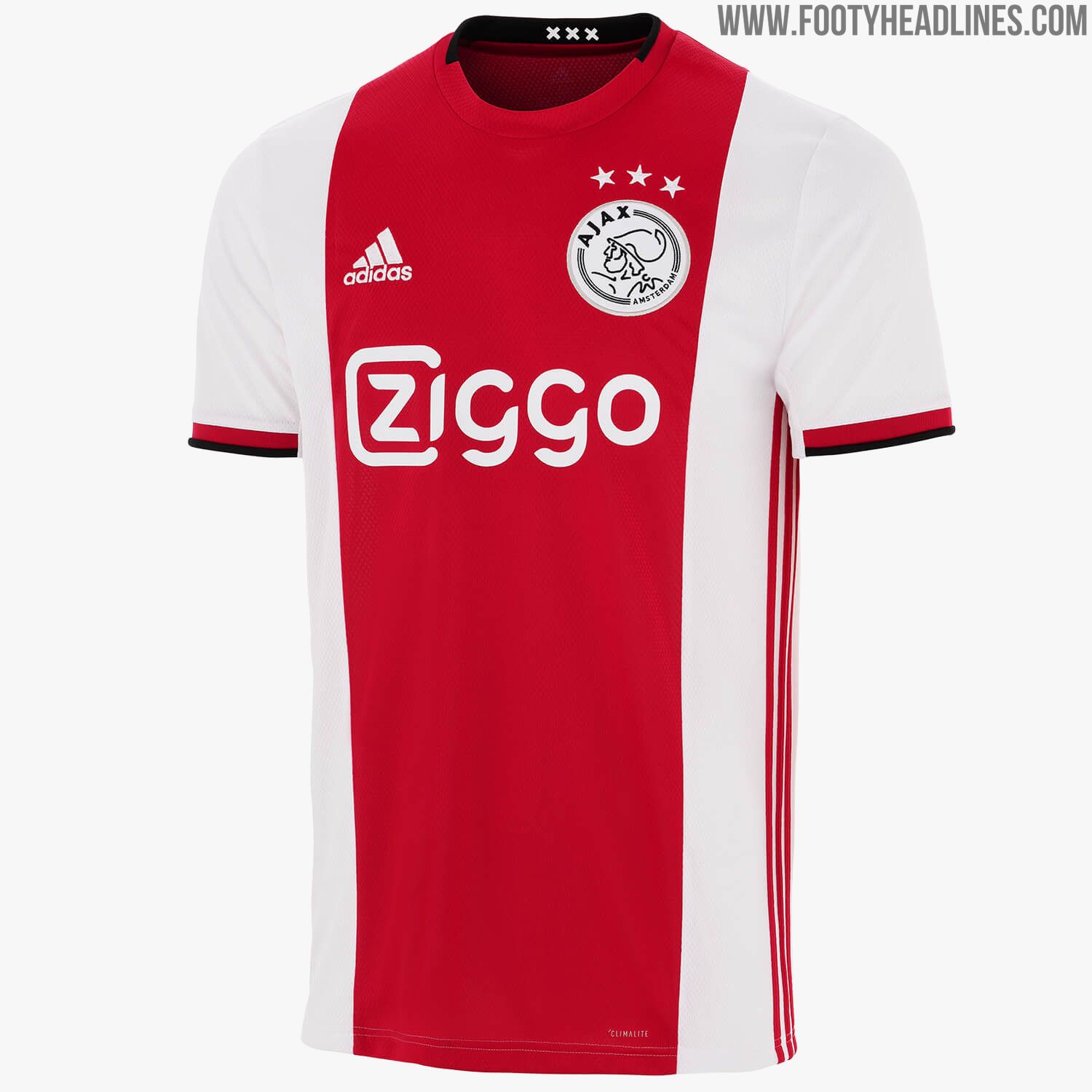 welvaart Trechter webspin Geweldig Ajax 19-20 Home Kit Released - Footy Headlines