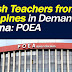 English teachers from PH in demand in China