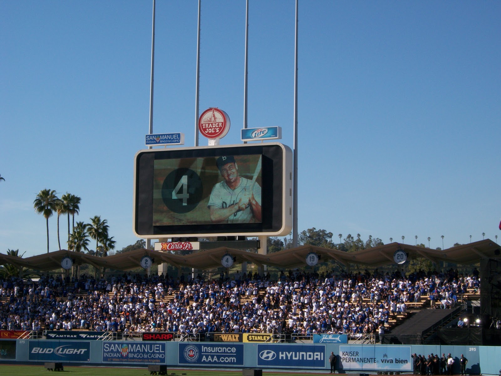 Dodger RAMblings Dodger Opening Day Festivities