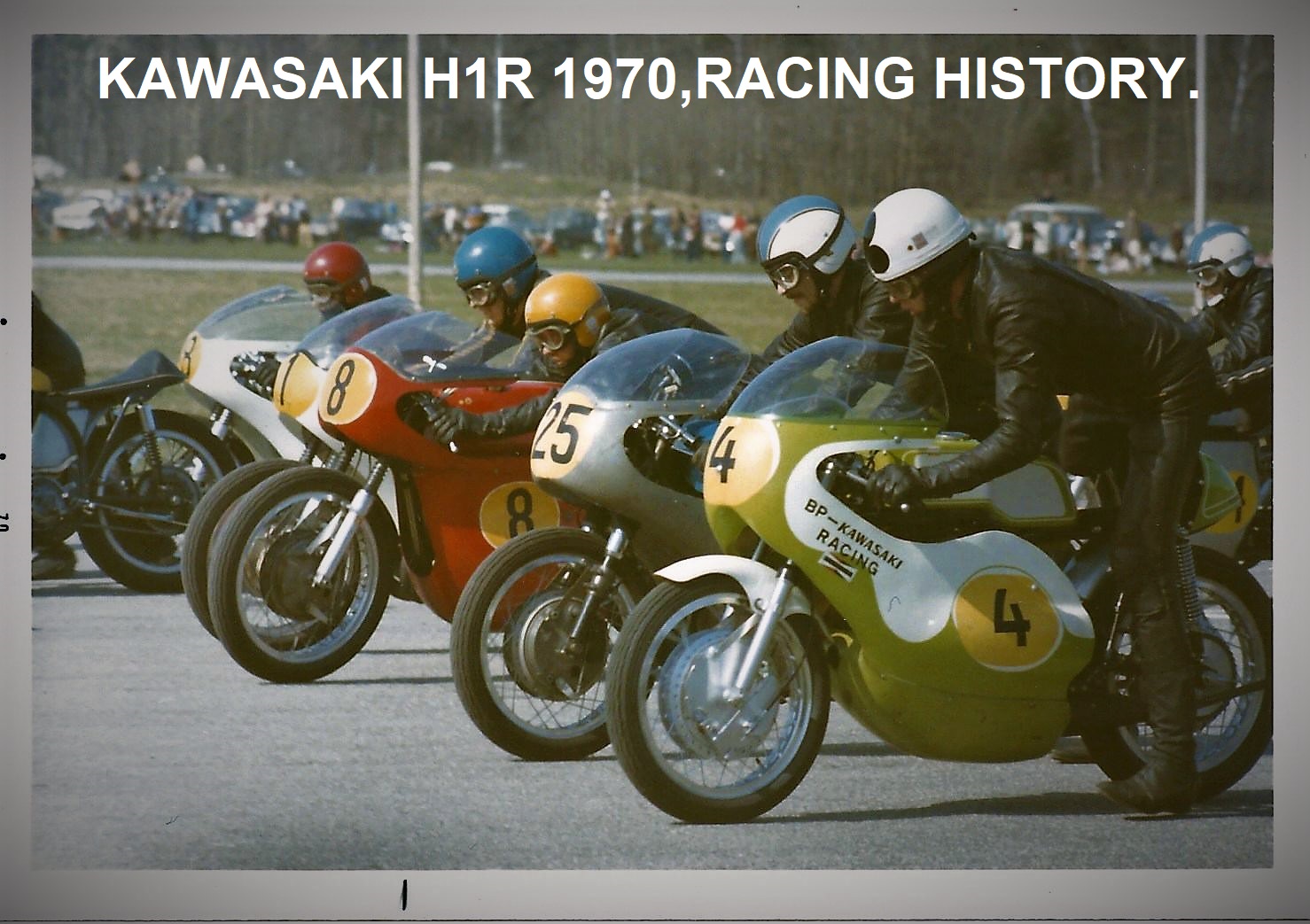 Kawasaki  H1R 1970. Racing history.