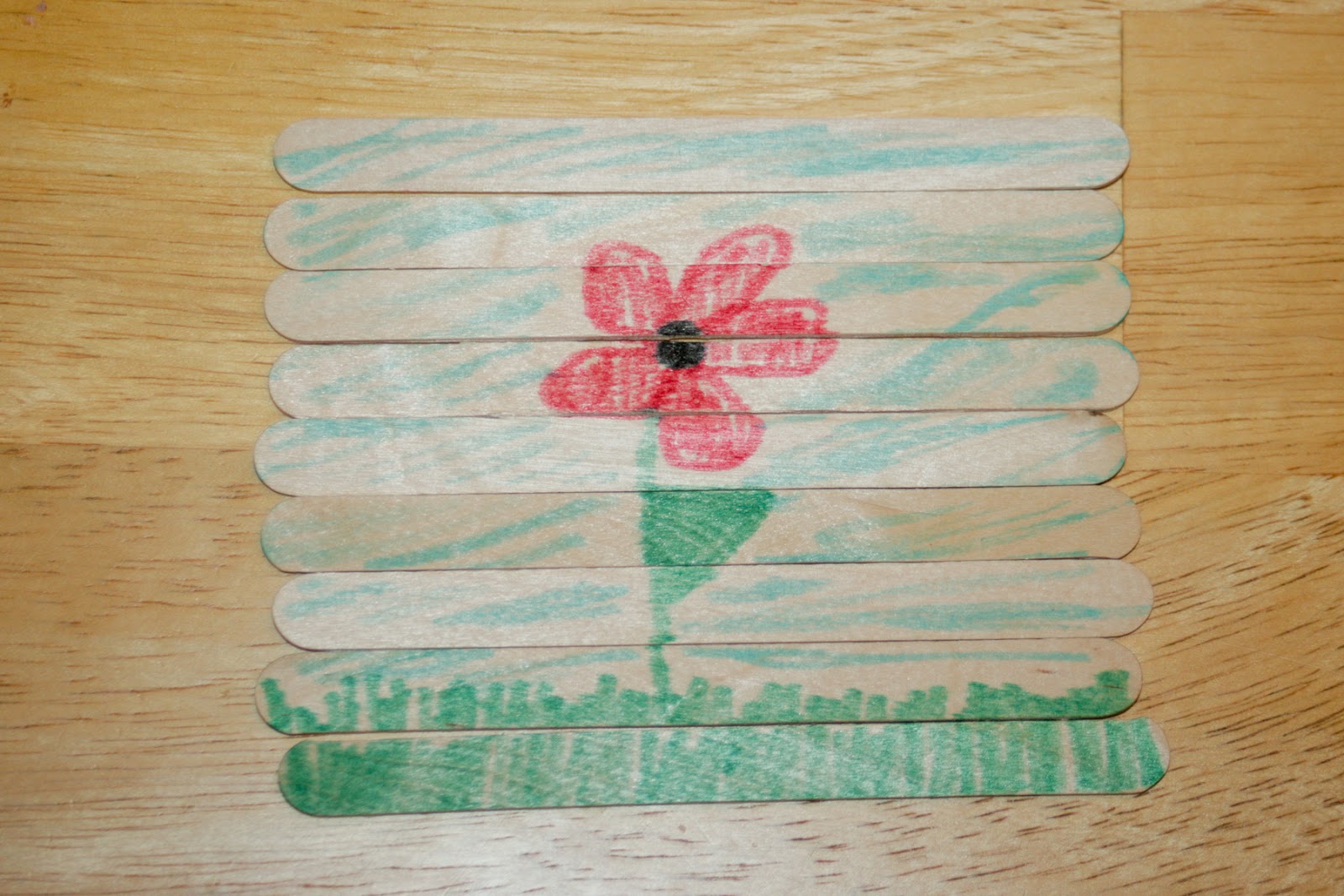 Mommy Minutes Popsicle Stick Puzzle