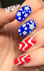 american flag nail nails