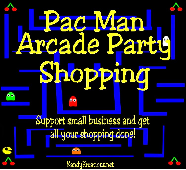 Diy Party Mom Pac Man Arcade Party Shopping