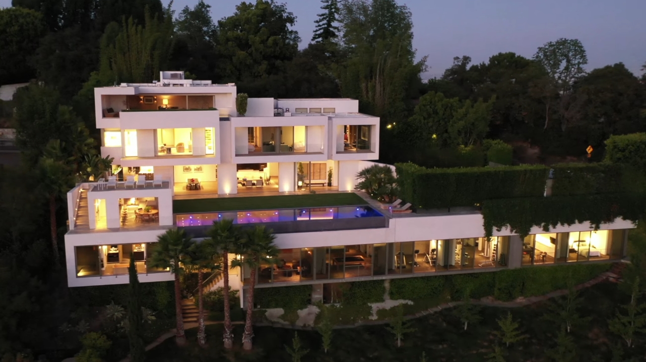 Luxury Mansion Interior Design Tour vs. Iconic Architectural Statement by Mark Rios FAIA | Bel-Air