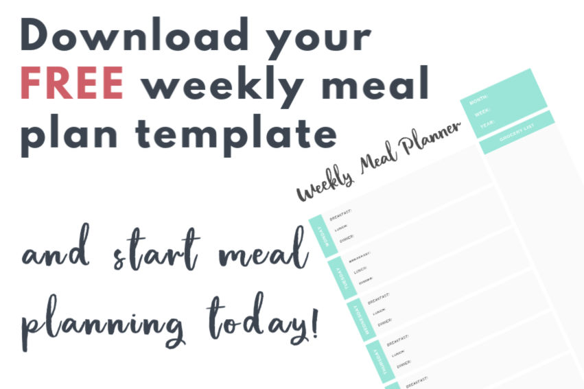 Meal Plan template