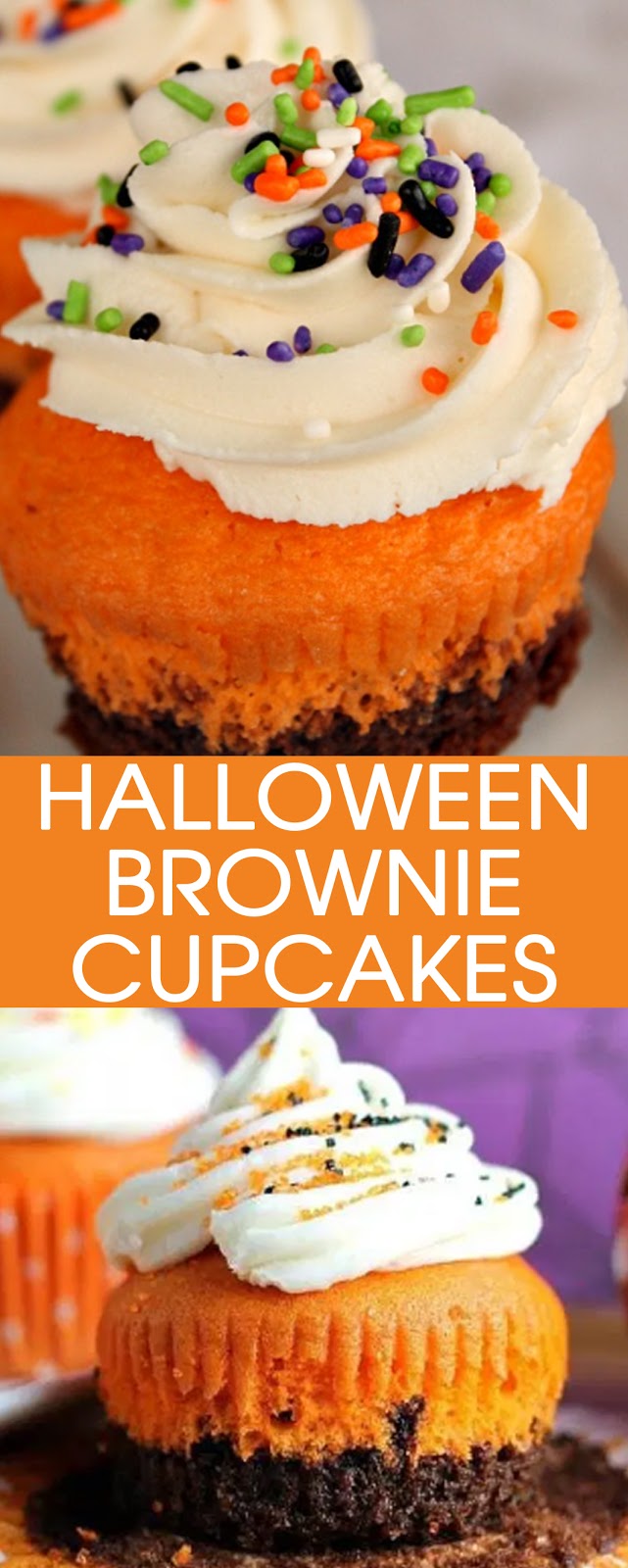 HALLOWEEN BROWNIE CUPCAKES - All Recipe