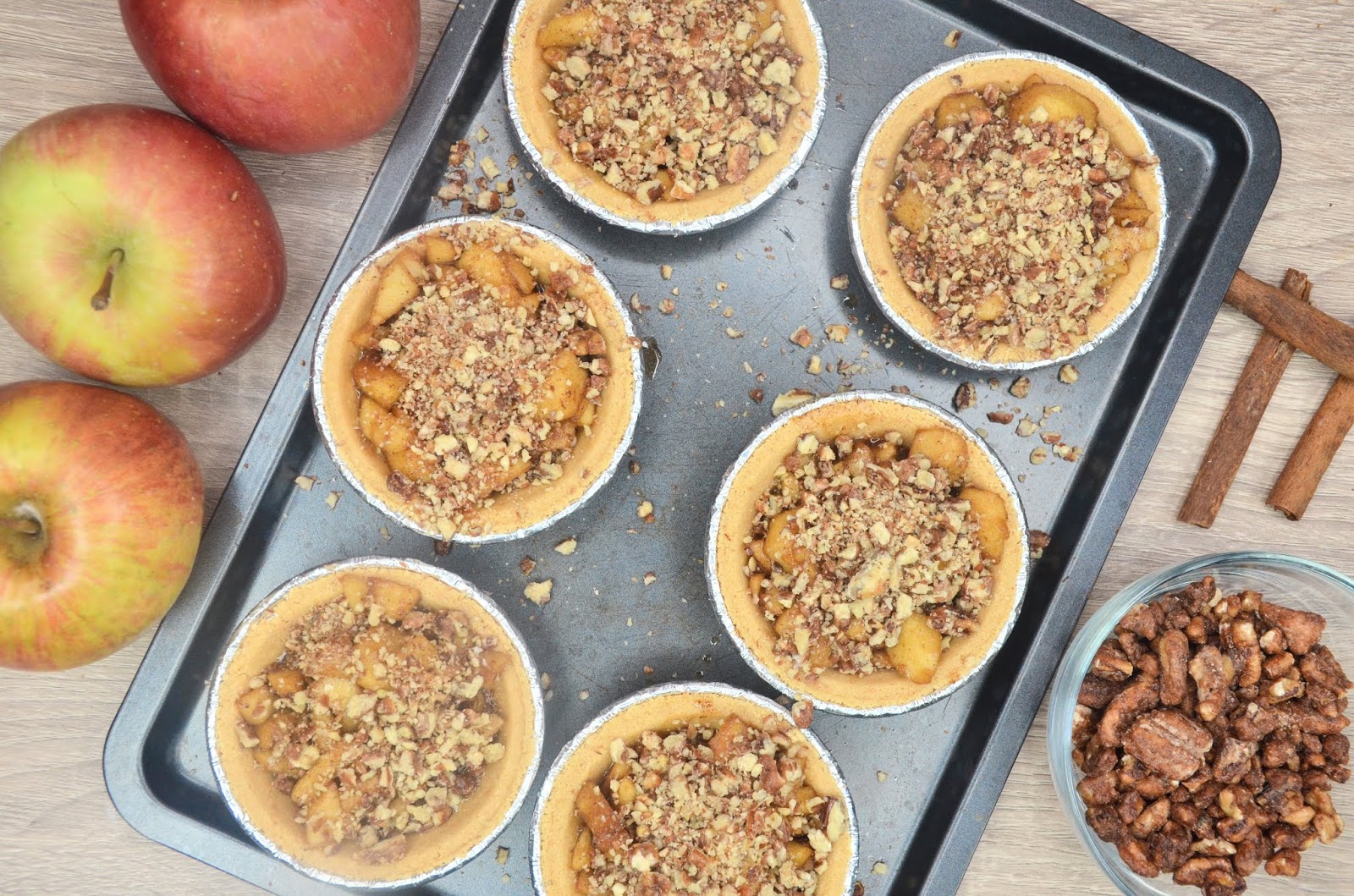 Mini Dutch Apple Pie Caramel Crumble Wifey Knows Best A Motherhood