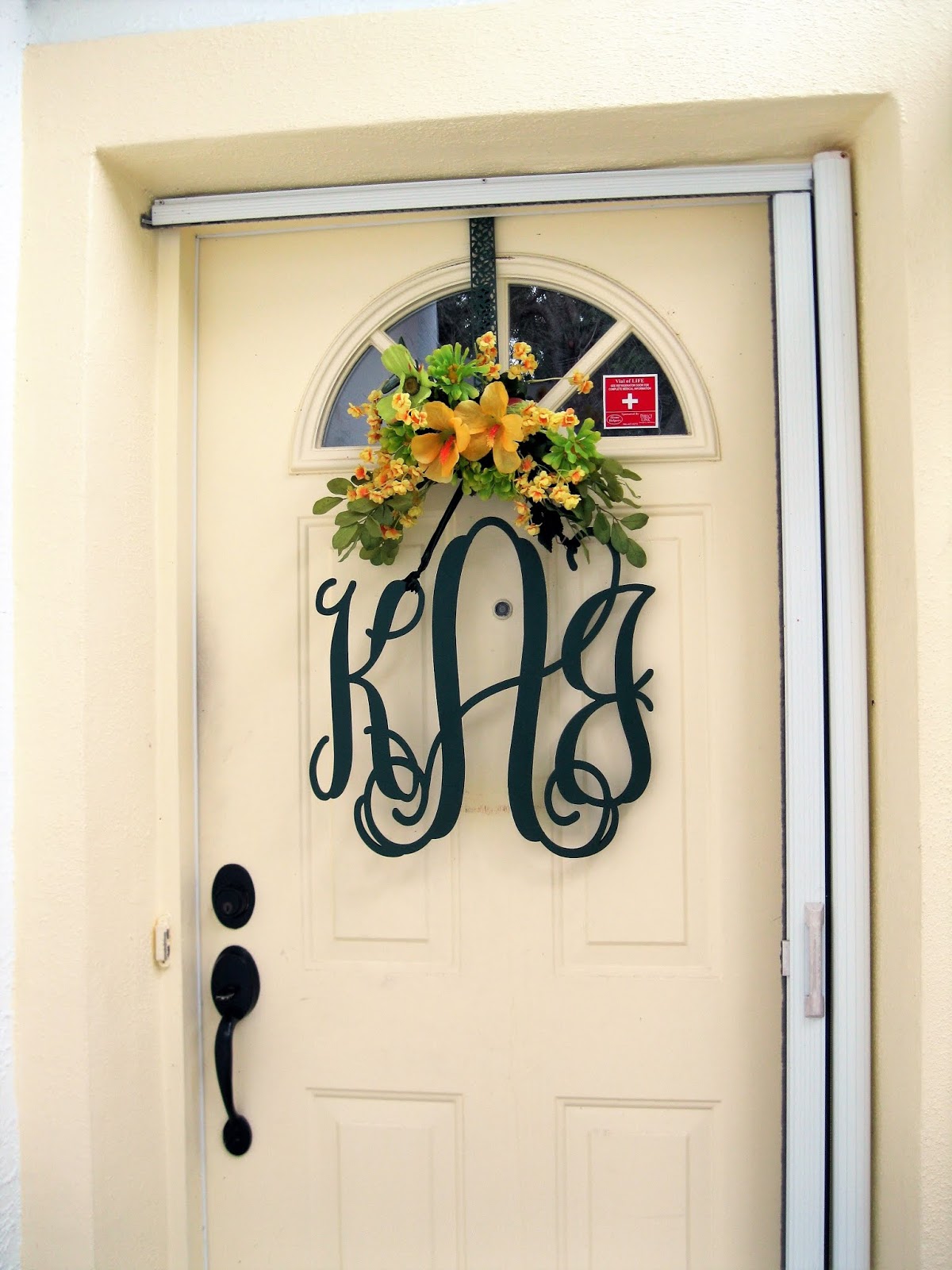 Yellow Rose Arbor New Look New Front Door