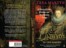 Book cover of Trea Martyn's "Elizabeth in the Garden"