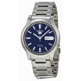 SEIKO 5 Stainless Steel Blue Dial Watch