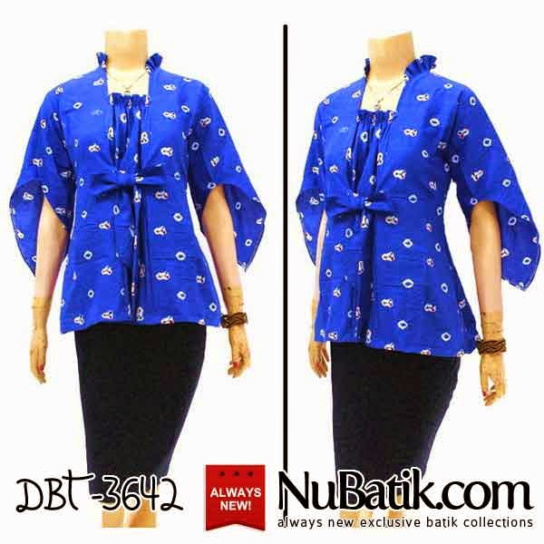 Jual Blus Batik  Wanita  Modern Model Blouse Batik  Terbaru 