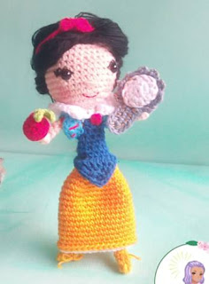 PATRON GRATIS BLANCANIEVES AMIGURUMI 37685