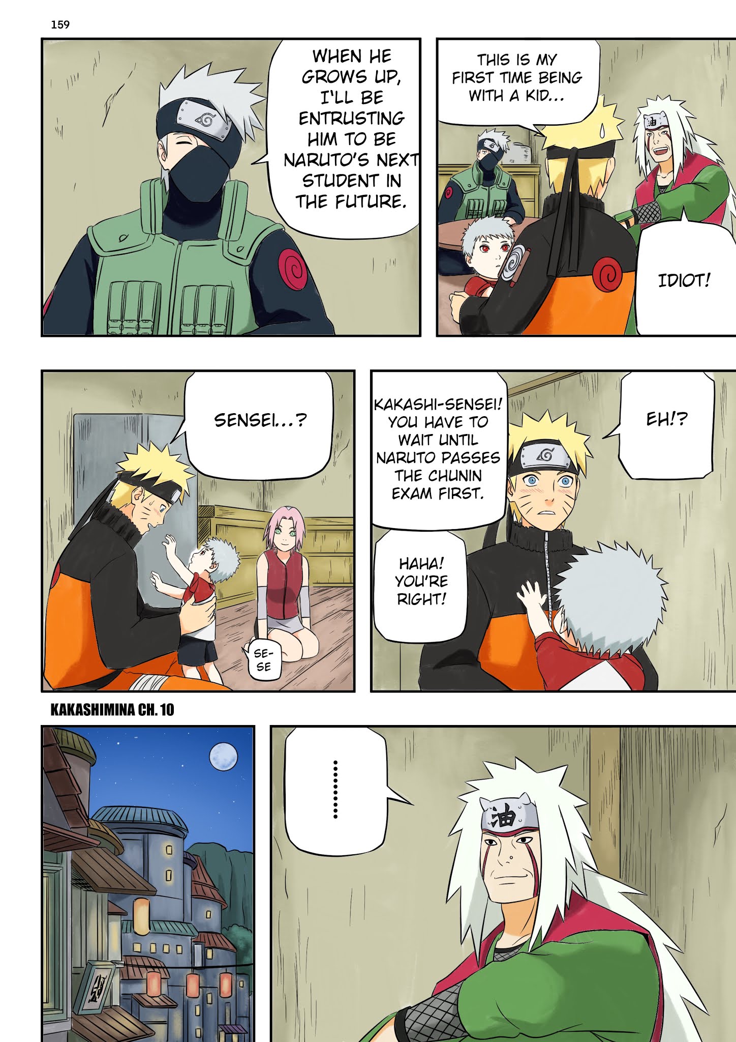 Kakashi x Mina Gaiden CH.10: Ken! – Naruto Fan Manga