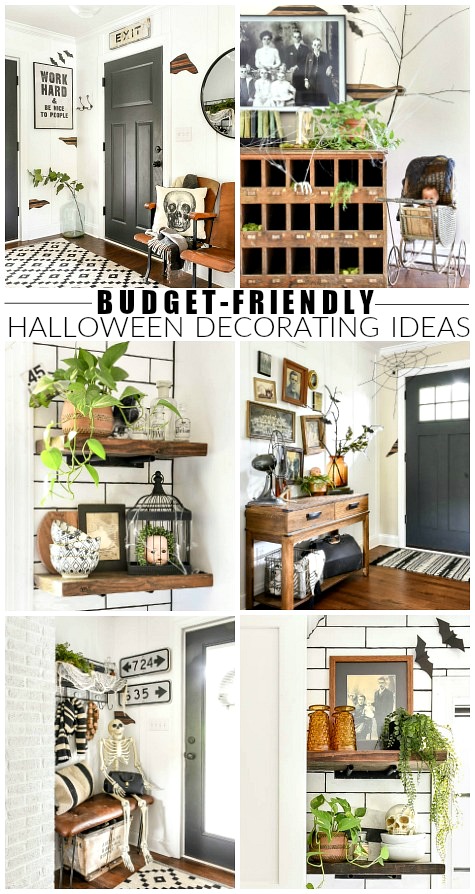 Budget-Friendly Halloween Home Tour | Little House of Four - Creating a