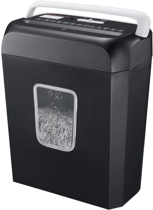 Review Bonsaii C237B 6 Sheet Cross Cut Paper Shredder