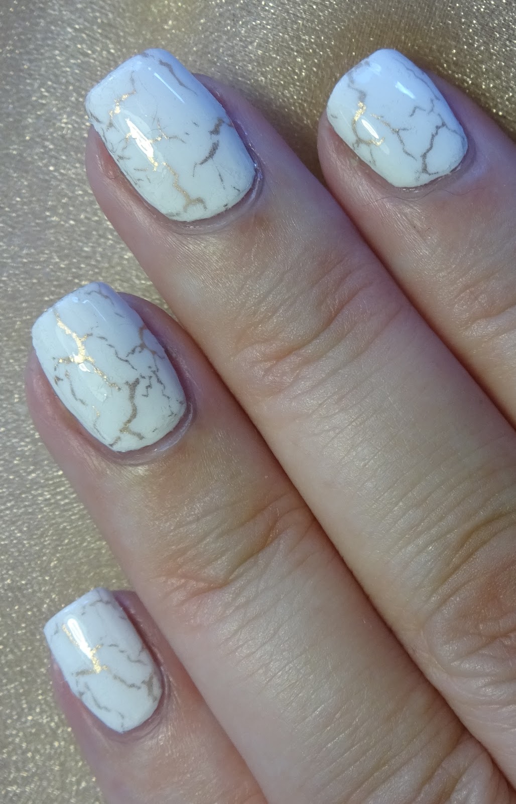 Wendy's Delights White Marble Effect Nail Foil from Charlies Nail Art