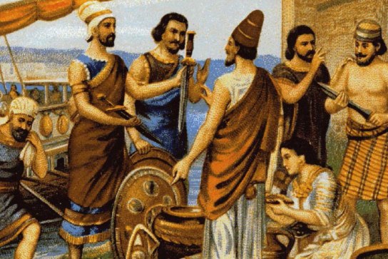 los fenicios eran grandes navegante en la mar y grades comeciante