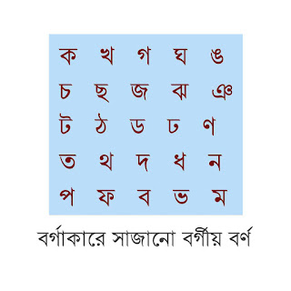 বর্গীয় ব্যঞ্জন কাকে বলে