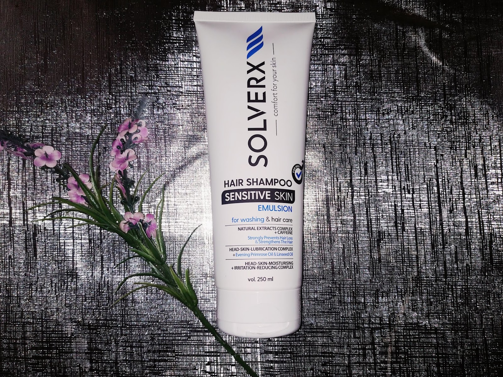 Opinia, recenzja Solverx hair shampo sensitive skin Emulsion dla mężczyzn