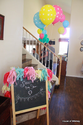 House of Whimsy: A Hot Air Balloon Theme Baby Shower