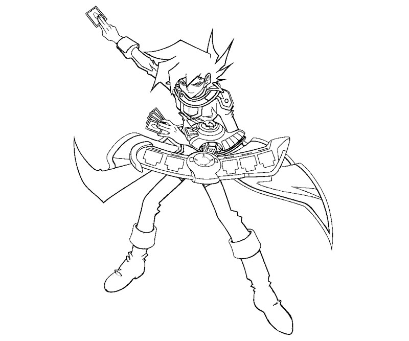 Yu Gi Oh Gx Coloring Pages - Learny Kids