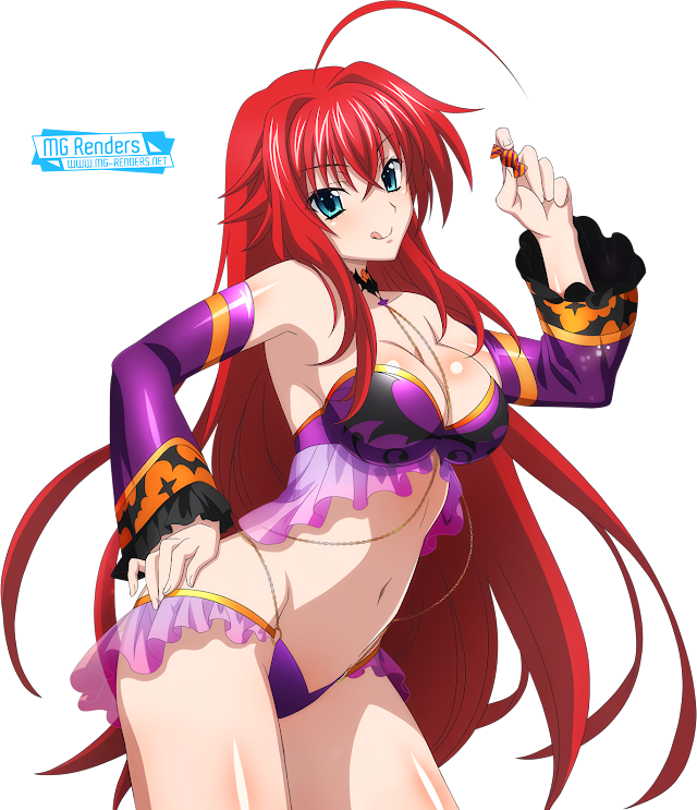 High School DxD - Rias Gremory Render 348 - Anime - PNG Image without background