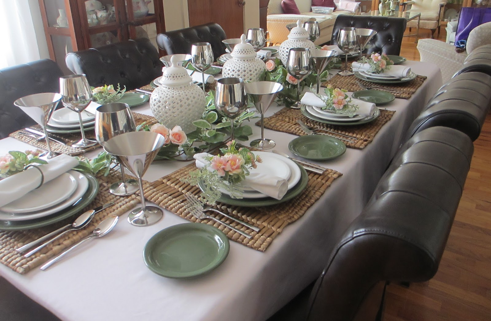 The Welcomed Guest: Indoor or Outdoor Dinner Tablescape