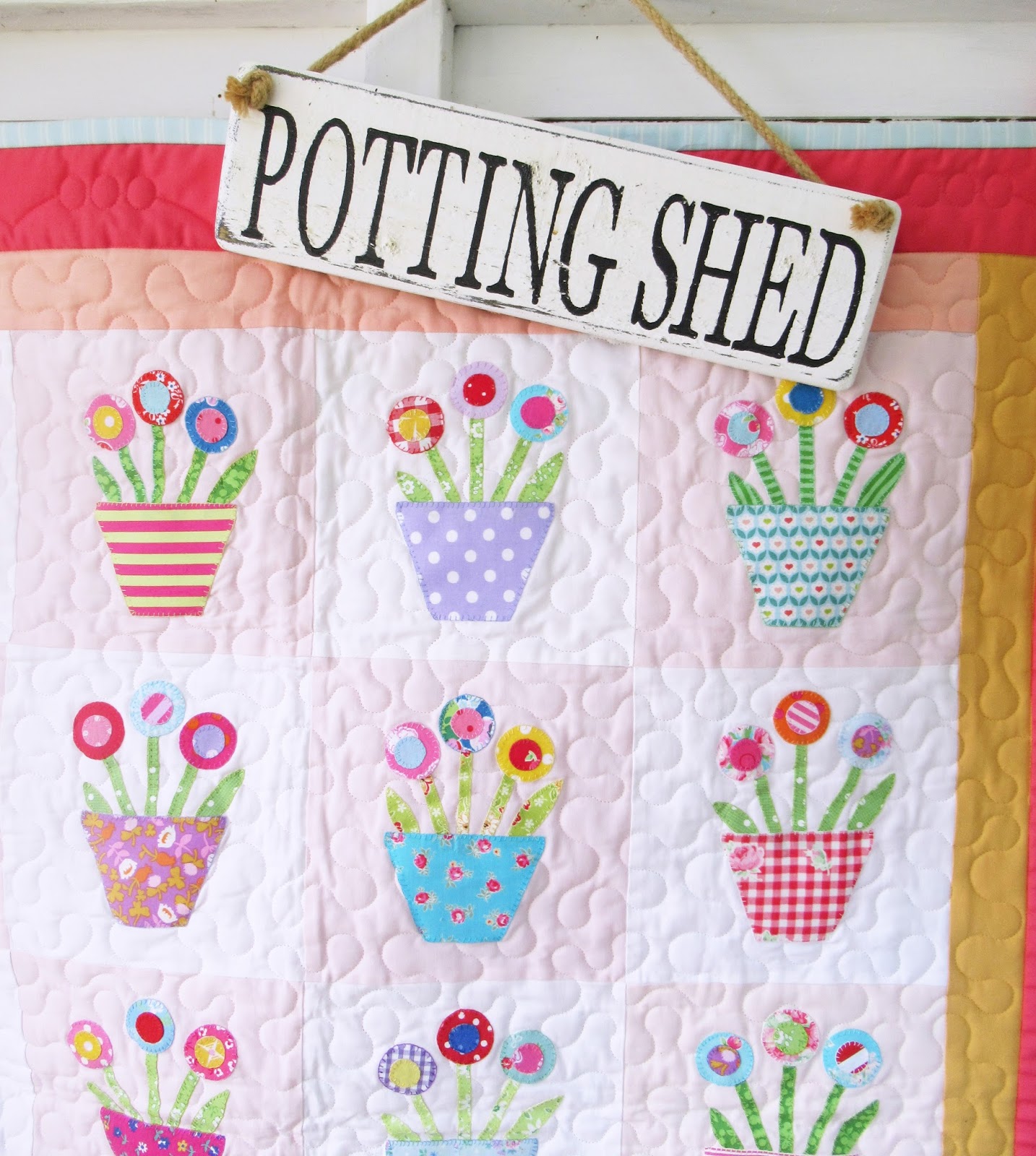 Helen Philipps Flower Pots Quilt
