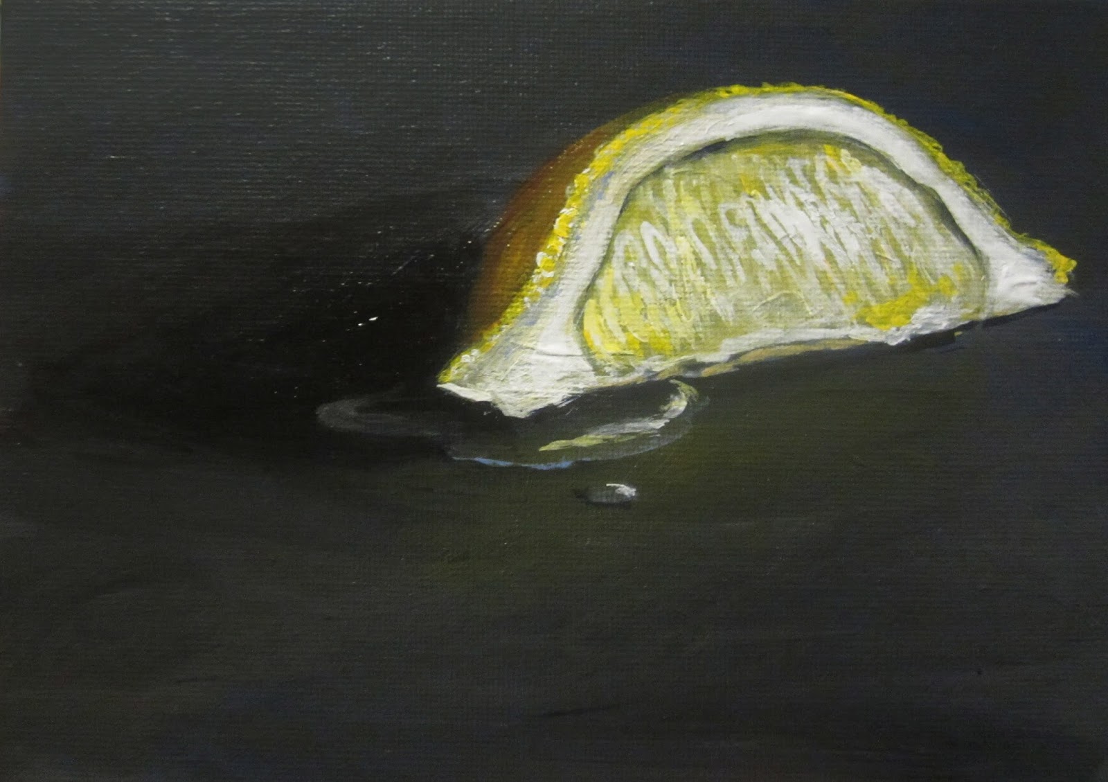 One Painting a Day Lemon Juice