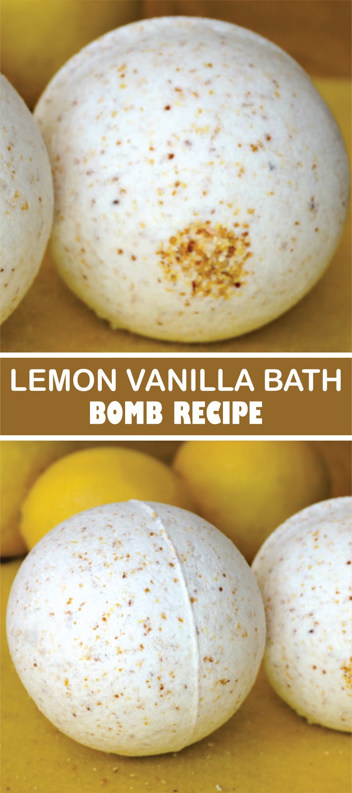 LEMON VANILLA BATH BOMB RECIPE Fast Family Meals