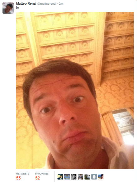 The Italian PM Renzi and the selfie, which could ruin his career